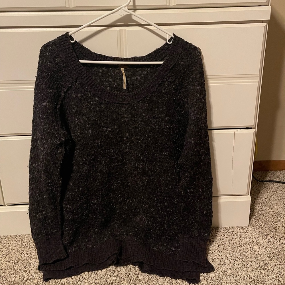 🕊Free People Gray Long Sleeve Sweater🕊